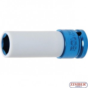 Protective Impact Socket 12.5 mm (1/2") Drive 17 mm (7201) - BGS technic