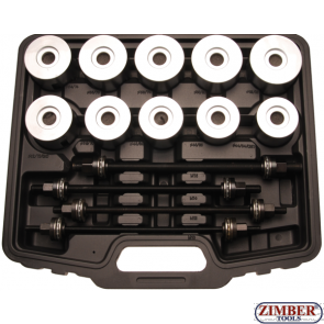 Pull and Press Sleeve Kit with 4 spindles 24 pcs. 67305- Bgs technic