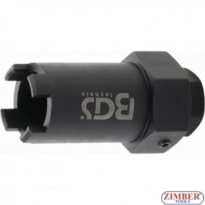 Special Socket for Nozzle Block | 32 mm Drive | for Mercedes-Benz, Neoplan, Setra - 67210-1 - BGS-technic.