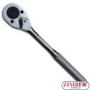 Reversible ratchet handle features a 24 teeth, 1/2" (ZL-4120) - ZIMBER TOOLS