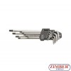 L-Type Wrench Set extra long T-Star tamperproof (for Torx) T10 - T50  9 pcs. (794) - BGS technic