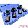 7pc 1/2" Drive Locking Wheel Nut Twist Sockets - ZT-01Z5188 - SMANN TOOLS