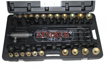 Hydraulic Steering System Pull Tool Set (49pcs) ZR-36HSSPUTS - ZIMBER TOOLS.