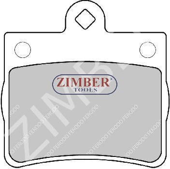 Накладки задни к-т - MERCEDES C CLASSE