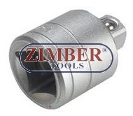 Adaptor 1/2"(F) x 3/4"(M)  ZR-04A123401 - ZIMBER-TOOLS