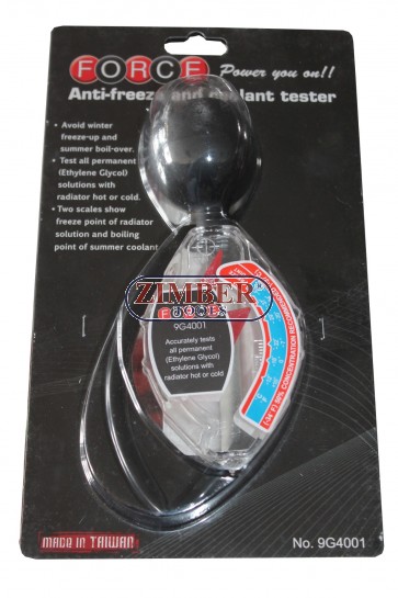 Antifreeze Tester Dial Type, 9G4001- FORCE