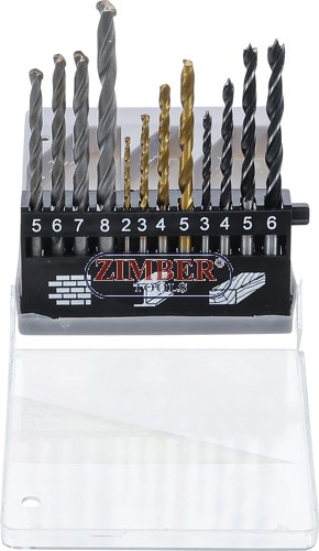 Combination Drill Set | 2 - 8 mm | 12 pcs. - 50812 - BGS-technic.