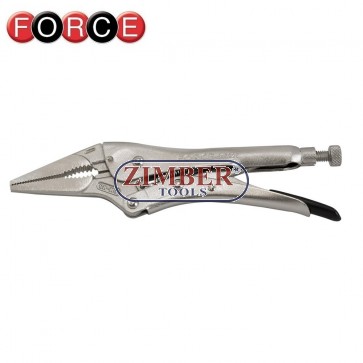 Long nose locking pliers, 9'- 225mm - 615225 - Force