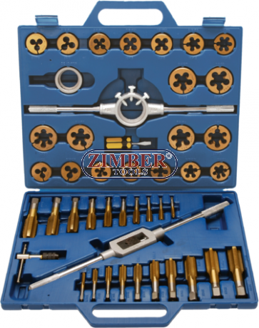 Tap and Die Set | Tin-Coated | M6 - M24 | 45-tlg. - 1899 - BGS technic.