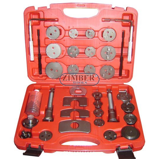 Brake Piston WindBack Set 35pcs. ZT04047 SMANN TOOLS.