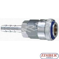 Накрайник за въздух 3/8" ZDC-2 стомана - ZIMBER