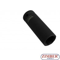1/2 6pt. Deep impact socket 19mm - ZR-08DIS1219M - ZIMBER TOOLS