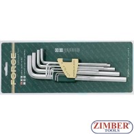 Шестограми удължени к-т 10бр - FORCE