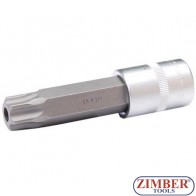 Накрайник на вложка T80x100 mm с дупка, 1/2" - BGS