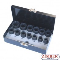 Twist socket set 1/2″DR (14 pcs)- ZR-36NES1214- ZIMBER-TOOLS.