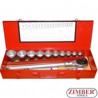 Set utičnih ključeva pogon 20 mm (3/4") 14-dijelni - 6141- FORCE