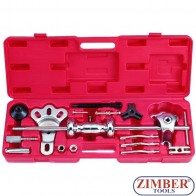 К-т универсални скоби за избиване на лагери и барабани с обратен чук- FORCE