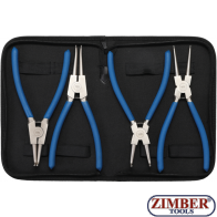 Set kliješta za uskočnik 250 mm 4-dijelni, 652 - BGS technic.