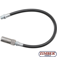 Flexible Delivery Tube for Grease Gun | 300 mm - 3066 - Bgs technic.