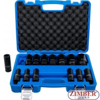 Set umetaka za teretne utične ključeve Gear Lock 12,5 mm (1/2") 10 - 32 mm 14-dijelni. 5207 - Bgs technic 