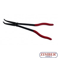  Long Handles Bent Nose Plier 90° 280mm. 11", ZR-19LHBNP1190  - ZIMBER-TOOLS.