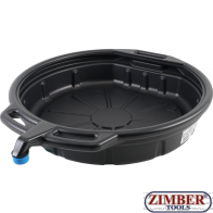 Oil Tub / Drip Pan with Nozzle 15 Litre, 9980- BGS technic.
