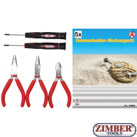 Precision Tool Set 5 pcs. (20806) - BGS technic