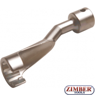 Special Wrench for Injection Lines | for BMW, Opel 2.5TD, Mercedes-Benz | 12,5 mm (1/2") Drive | 17 mm- 8434- Bgs technic.