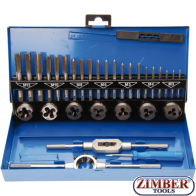 Tap and Die Set | M3 - M12 | 32 pcs. 901 - BGS technic.