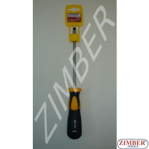 Slotted screwdrivers 6 Х 150 (ZL-S601 6X150 (-)) - ZIMBER TOOLS