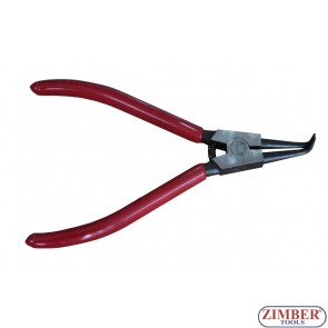 Snap ring pliers External 90° bent tip (open) 7" 175mm (ZR-19CPEBJ07) - ZIMBER TOOLS