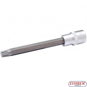 Bit Socket | length 140 mm | 12.5 mm (1/2") Drive | Spline (for XZN) | M10 - BGS technic