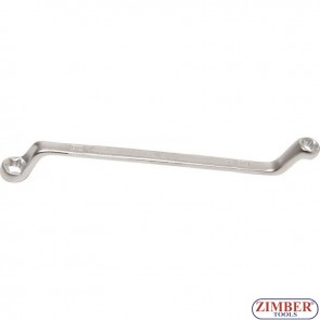 Double Ring Spanner with E-Type Ring Heads | offset | E6 x E8 - ZB-2281-6X8 - BGS technic.