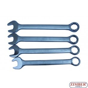 4-piece Combination Wrench Set 34-мм, 36-mm, 38-mm, 41-mm, ZR-17CWS26-4C -  ZIMBER-TOOLS. 