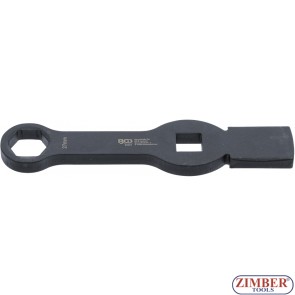 Slogging Ring Spanner | Hexagon | with 2 Striking Faces | 27  mm - 35357- BGS technic.