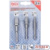 Electric Drill Adaptor Set | 6.3 mm (1/4") Drive | 6.3 mm (1/4") / 10 mm (3/8") / 12,5 mm (1/2") mm | 3 pcs.- 9685-BGS technic.
