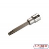Bit Socket | length 100 mm | 12.5 mm (1/2") Drive | T-Star (for Torx) T70 (4477) - BGS technic.