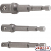 Electric Drill Adaptor Set | 6.3 mm (1/4") Drive | 6.3 mm (1/4") / 10 mm (3/8") / 12,5 mm (1/2") mm | 3 pcs.- 9685-BGS technic.