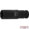 Impact Socket E-Type, deep | 12.5 mm (1/2") Drive | E22 mm - 5204 -22 - BGS- technic.