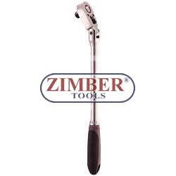 Flexible ratchet handle - 1/2" 48 teeth, (ZL-08311) - ZIMBER TOOLS
