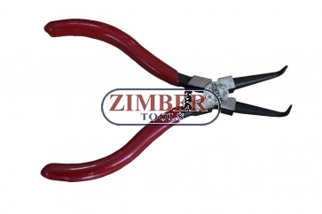 Snap ring pliers Internal 90° bent tip (close) 5" 125mm (ZR-19CPBC05) - ZIMBER TOOLS