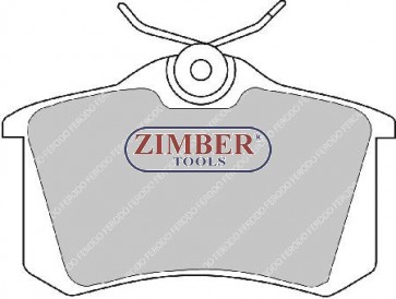 НАКЛАДКИ ЗАДНИ K-T PEUGEOT 306, 405 - FERODO