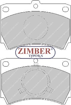 НАКЛАДКИ ПРЕДНИ K-T MAZDA 323 