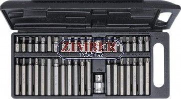 Combined Bit Set | 40 pcs. - 7073 - Bgs technic. 