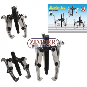 Puller Set, 2/3-legs | 150 / 100 / 75 mm | 3 pcs.- 7730- BGS technic. 