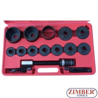 К-т за избиване и набиване на втулки и лагери  ZT-04039 - ZIMBER-TOOLS.