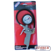 Pistol Grip Tire Inflator with Gauge (ZT-04690) - SMANN TOOLS
