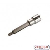 1/2" Hex socket bit 100mmL 6mm (ZB-4261) - BGS
