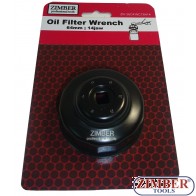 Oil Filter Wrench for Japanese engines 64 mm x 14 Flutes 3/8, ZR-36OFWCT6414  - ZIMBER TOOLS