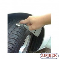 Tire tread and brake lining gauge - 9B1802 - FORCE